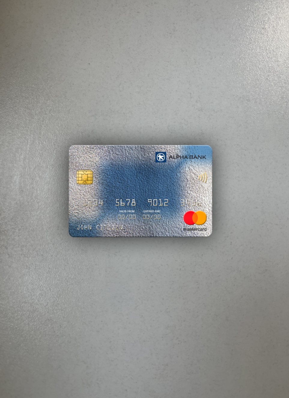 Download Romania Alpha Bank mastercard photolook front Photoshop template